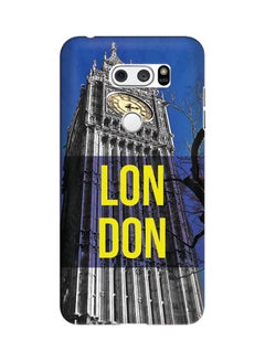 Buy Polycarbonate Slim Snap Case Cover Matte Finish For LG V30 London Big Ben in UAE