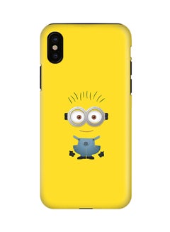 Buy Polycarbonate Dual Layer Tough Case Cover Matte Finish For Apple iPhone X Minion 3 in UAE