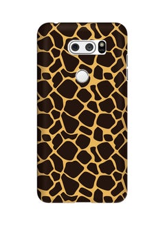 Buy Polycarbonate Slim Snap Case Cover Matte Finish For LG V30 Giraffe Skin in UAE