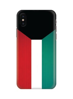 Buy Polycarbonate Slim Snap Case Cover Matte Finish For Apple iPhone X Flag of Kuwait in UAE