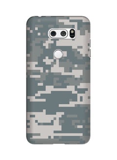 Buy Polycarbonate Slim Snap Case Cover Matte Finish For LG V30 Digital Camo in UAE