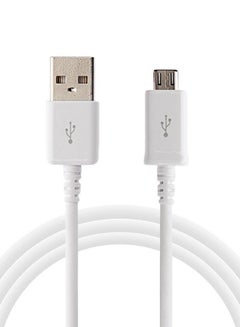Buy USB A Male To Micro USB B Male Cable Charger White in UAE