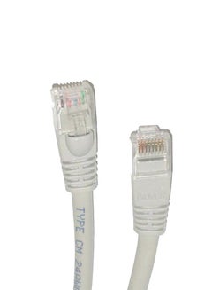 Buy RJ45 Cat 6 UTP Ethernet LAN ADSL Patch Cable Grey in UAE