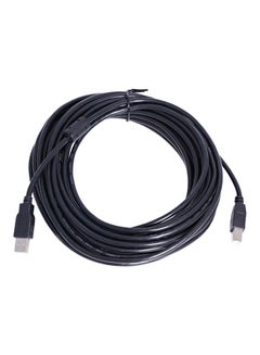 Buy USB To Printer Cable Black in UAE