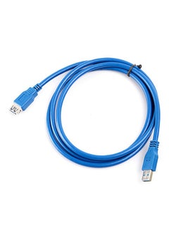 Buy USB 3.0 A Male To Female Extension Data Sync Cable Blue in Saudi Arabia