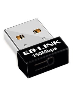 Buy 150Mbps Mini Wireless USB Adapter 150 mbps Black in UAE