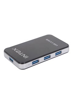 Buy 4 Port 3.0 USB Hub Grey in UAE