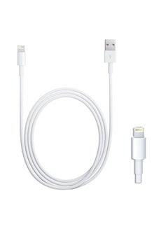 Buy USB To 8 Pin Charging Cable For Apple iPhone 5 White in UAE