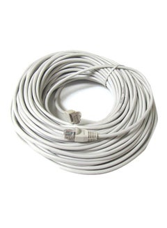 Buy RJ45 CAT6 Ethernet LAN Network Cable Grey in Saudi Arabia