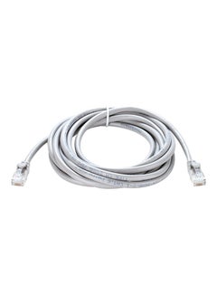 Buy Cat6 UTP Round Patch Cord Grey in UAE