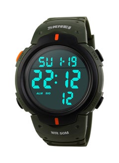 اشتري ساعة يد رقمية مقاومة للماء طراز SK1231-GR للرجال في الامارات
