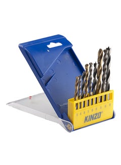 Buy 9-Piece High Quality Combination Drill Bit Set Multicolour Standard in UAE