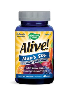 Buy Alive Vitamin For Men 50+ 60 Gummies in UAE