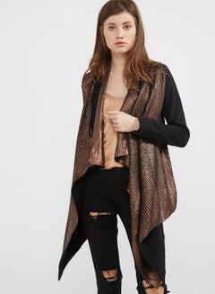 Buy Full Sleeve Cardigan Metallic in UAE