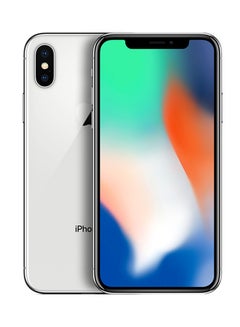 Buy iPhone X With FaceTime Silver 256GB 4G LTE in Saudi Arabia