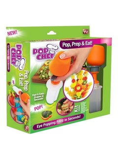 Buy Pop Chef Fruit Decoration Kit White/Orange Standard in UAE