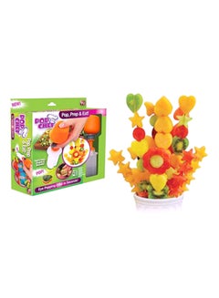 Buy Push And Pop Fruit Deco Kit Orange/Clear Standard in UAE