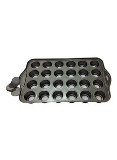 Buy 24-Cup Mini-Cheesecake Pan Grey Standard in Saudi Arabia