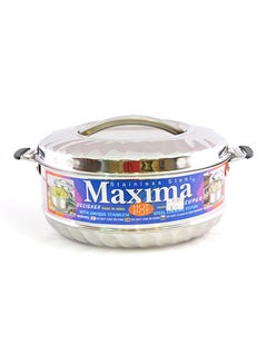 Buy Stainless Steel Hot Pot Silver 5000ml in UAE