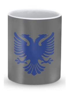 Buy Premium Albanian Eagle Designer Mug Grey/Blue in UAE