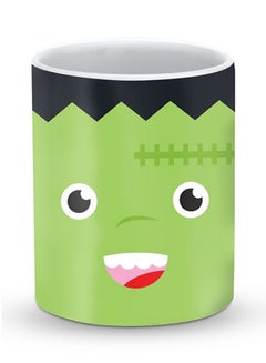 Buy Premium Cute Frankie Designer Mug Green/Black in UAE