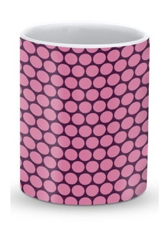 Buy Premium Purple Honeycombs Designer Mug Purple/Black in UAE