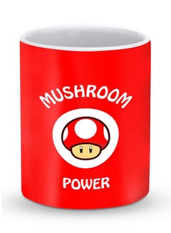 Buy Premium Mushroom Power Designer Mug Red in UAE