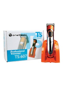 Buy Professional Hair Trimmer Orange/Black/Silver in UAE