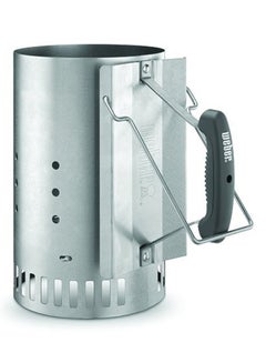 Buy Rapid-fire Chimney Starter Silver 7.5x12x7.5inch in UAE