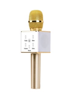 Buy Q7 Wireless Karaoke Microphone Gold in Saudi Arabia