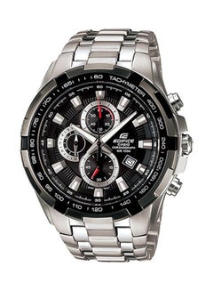 اشتري Men's Stainless Steel Chronograph Wrist Watch EF-539D-1AV - 49 mm - Silver في السعودية