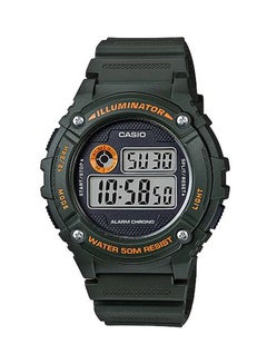 Buy Men's Water Resistant Digital Watch W-216H-3B - 46 mm - Green in Saudi Arabia