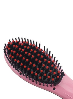 Buy Anti Static Ceramic Hair Straightener Pink/Black in Saudi Arabia