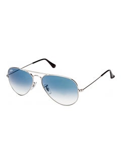 Buy Full Rim Pilot Sunglasses - RB3025 003/3F - Lens Size: 58 mm - Silver in UAE