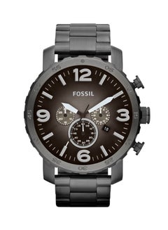 اشتري men Water Resistant Chronograph Watch JR1437 - 50 mm - Grey في الامارات