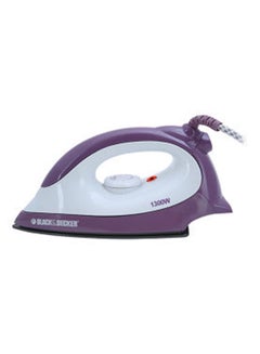 Buy Dry Iron 1300W 1404-039 White/Purple in UAE