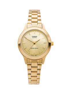 Buy Women's Water Resistant Analog Watch LTP-1128N-9A - 27 mm - Gold in Saudi Arabia