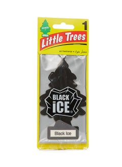 Buy Black Ice Hanging Paper Car Air Freshener Cards in Saudi Arabia