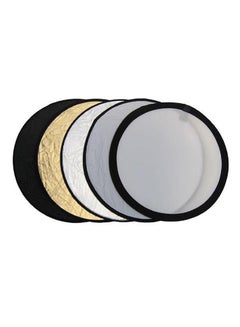 Buy Round Collapsible Multi Disc Light Reflector Set 110centimeter Multicolour in UAE