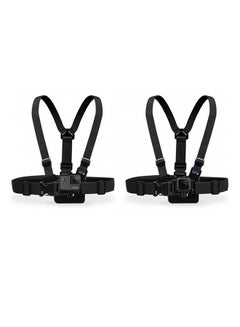 Buy Harness Elastic Chest Belt Head Stap Mount Strap Buckle For GoPro Hero 4/3/2 Black in UAE