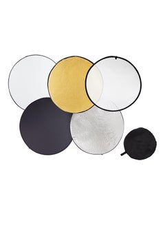 Buy 5-In-1 Photography Studio Light Reflector Black/White/Yellow in UAE