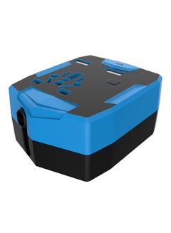 Buy 3000.0 mAh Travel Adapter Power Bank Blue in UAE