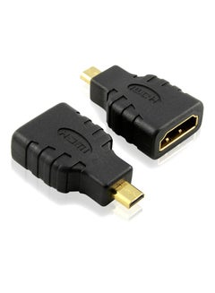 Buy Micro HDMI To HDMI Connector Black in Saudi Arabia