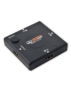 Buy Mini 3 Port HDMI Switch Splitter Adapter Black in UAE
