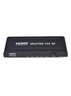اشتري موزّع 1x4 HDMI أسود في السعودية