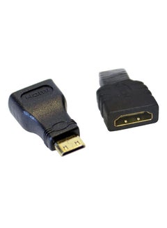 Buy Mini HDMI To HDMI Connector Black in UAE