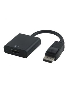Buy Display Port To HDMI Converter Black in UAE