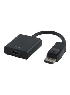 اشتري محوّل منفذ شاشة العرض إلى HDMI أسود في الامارات