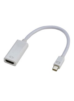 Buy DP To HDMI Adapter For Apple MacBook White in Saudi Arabia