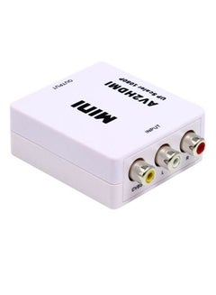 Buy Mini HDMI Video Adapter White in Saudi Arabia